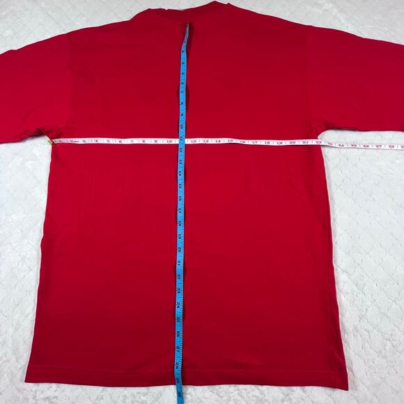 Jamaican Tees “No Problem Mon!” Embroidered Red T-Shirt Men’s Sz L - Picture 5 of 6